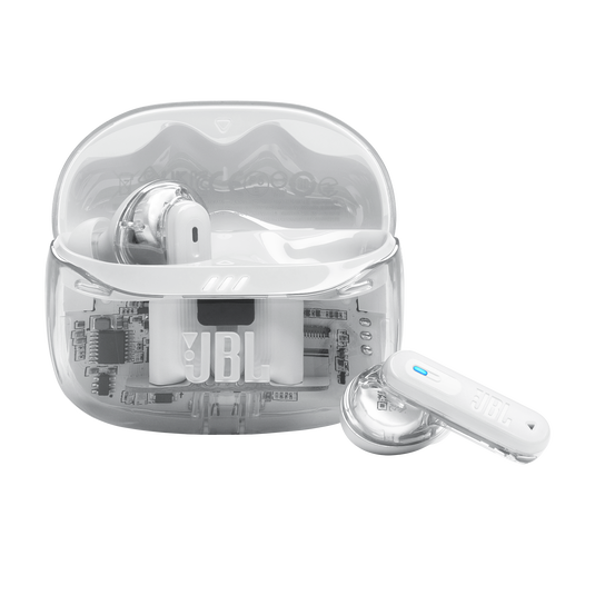 JBL Tune Beam 2 Ghost Edition - Ghost White - True Wireless Noise Cancelling Earbuds - Hero image number null